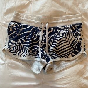 Lily Pulitzer shorts (navy and white pattern)